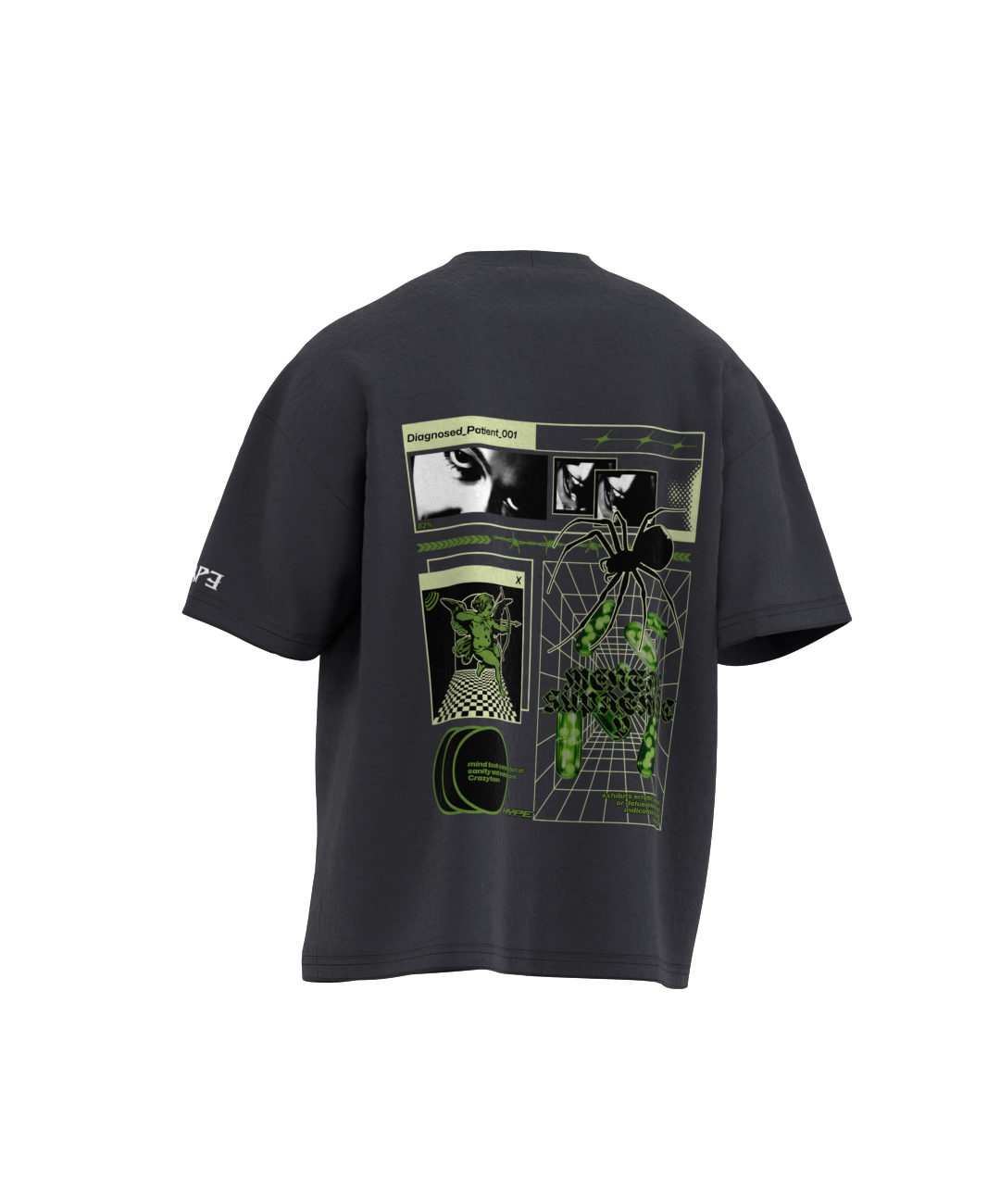 Neural Grid Oversized T-Shirt