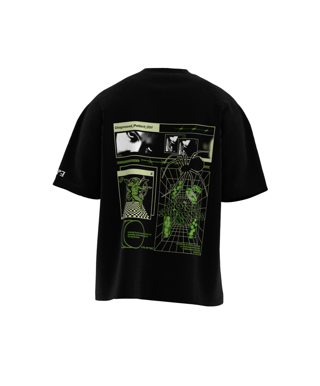 Neural Grid Oversized T-Shirt